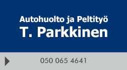 Autohuolto ja Peltityö T. Parkkinen logo